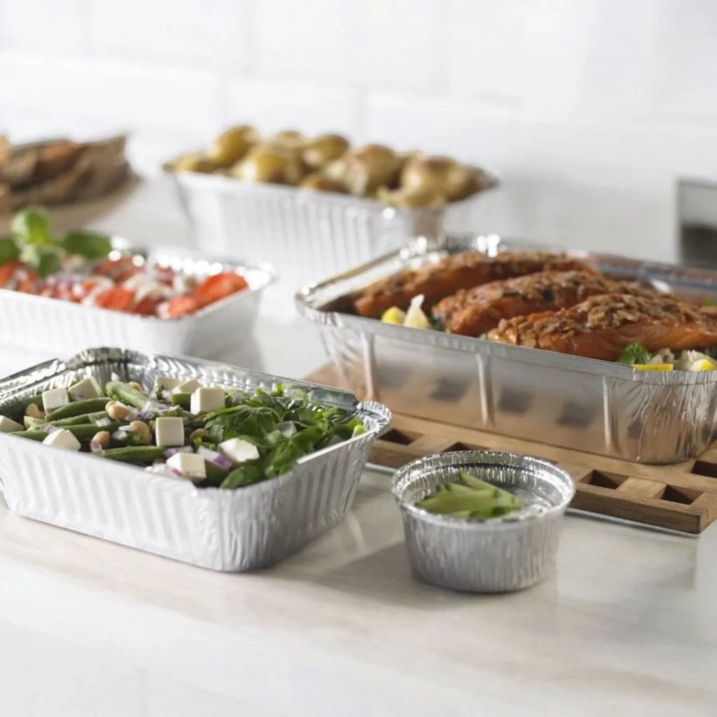 Small Aluminium Takeaway Container (4133)